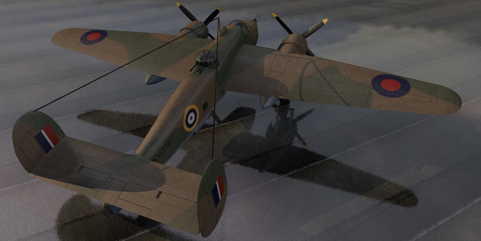 Bristol Type 163 Buckingham Mk-1 3D model_4