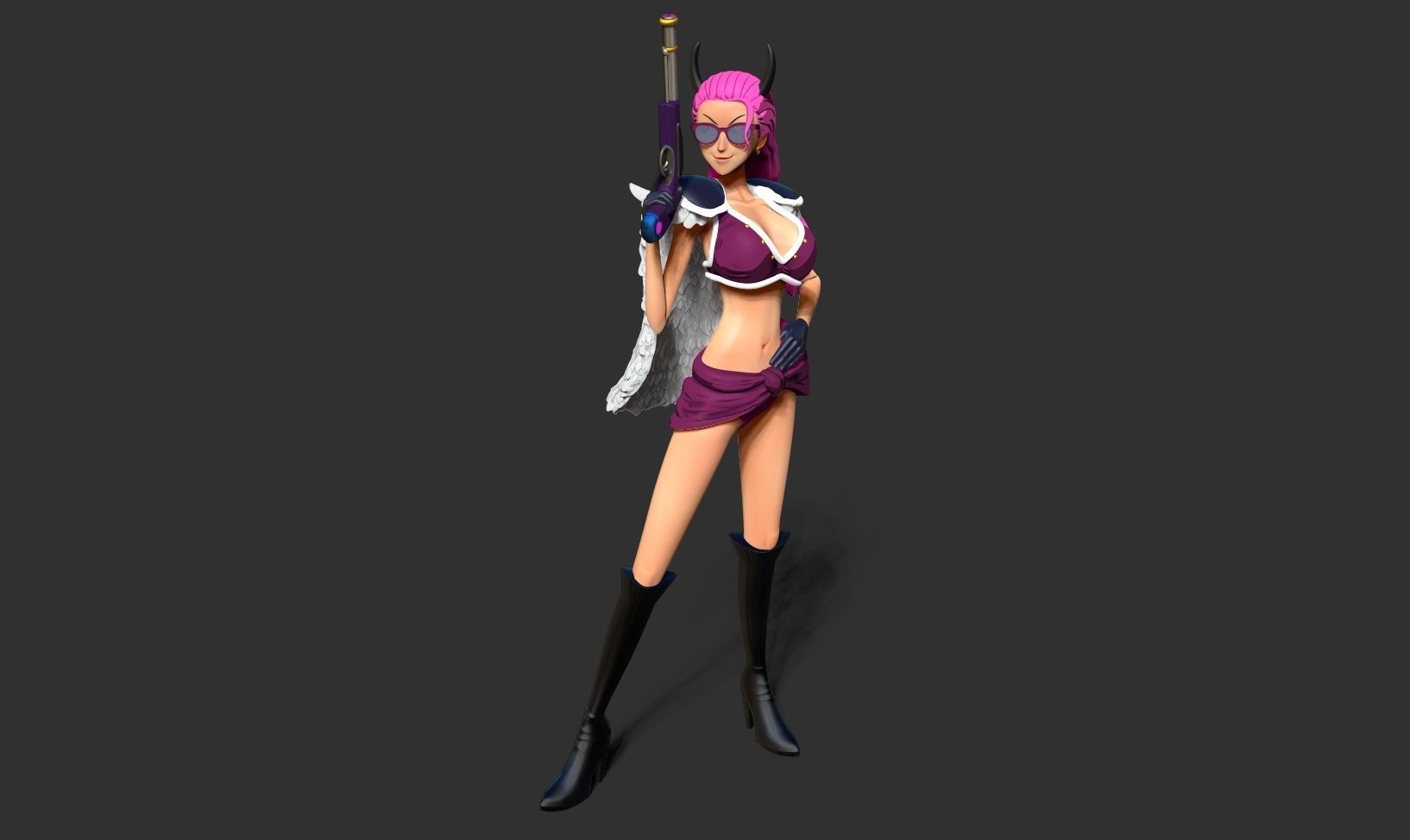 Ginrummy - One Piece Fanart 3D print model_14
