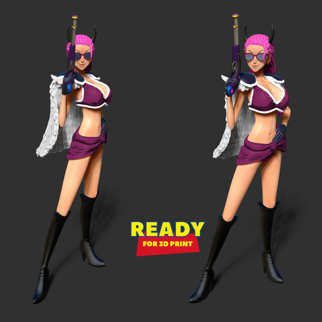 Ginrummy - One Piece Fanart 3D print model_4