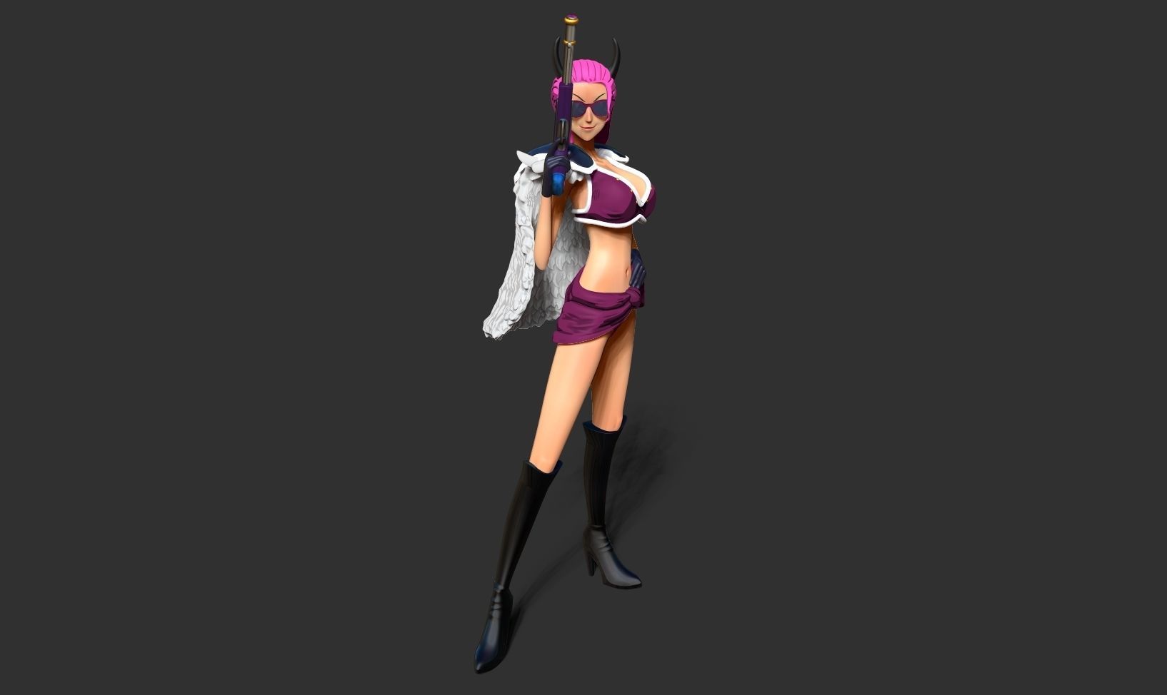 Ginrummy - One Piece Fanart 3D print model_16