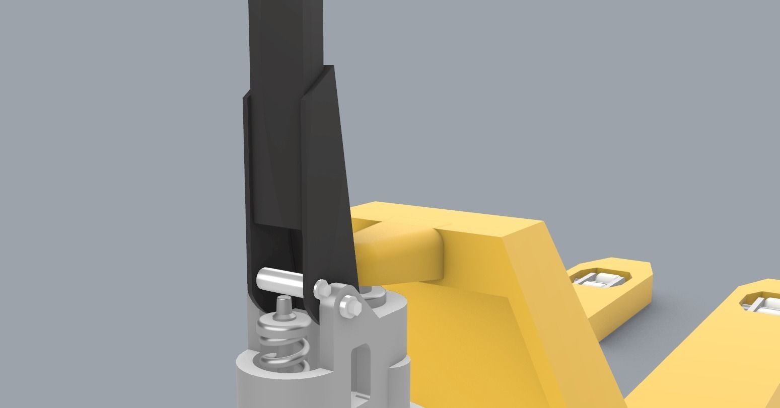 Hydraulic Truck Pallet Jack PM 3D print model_6