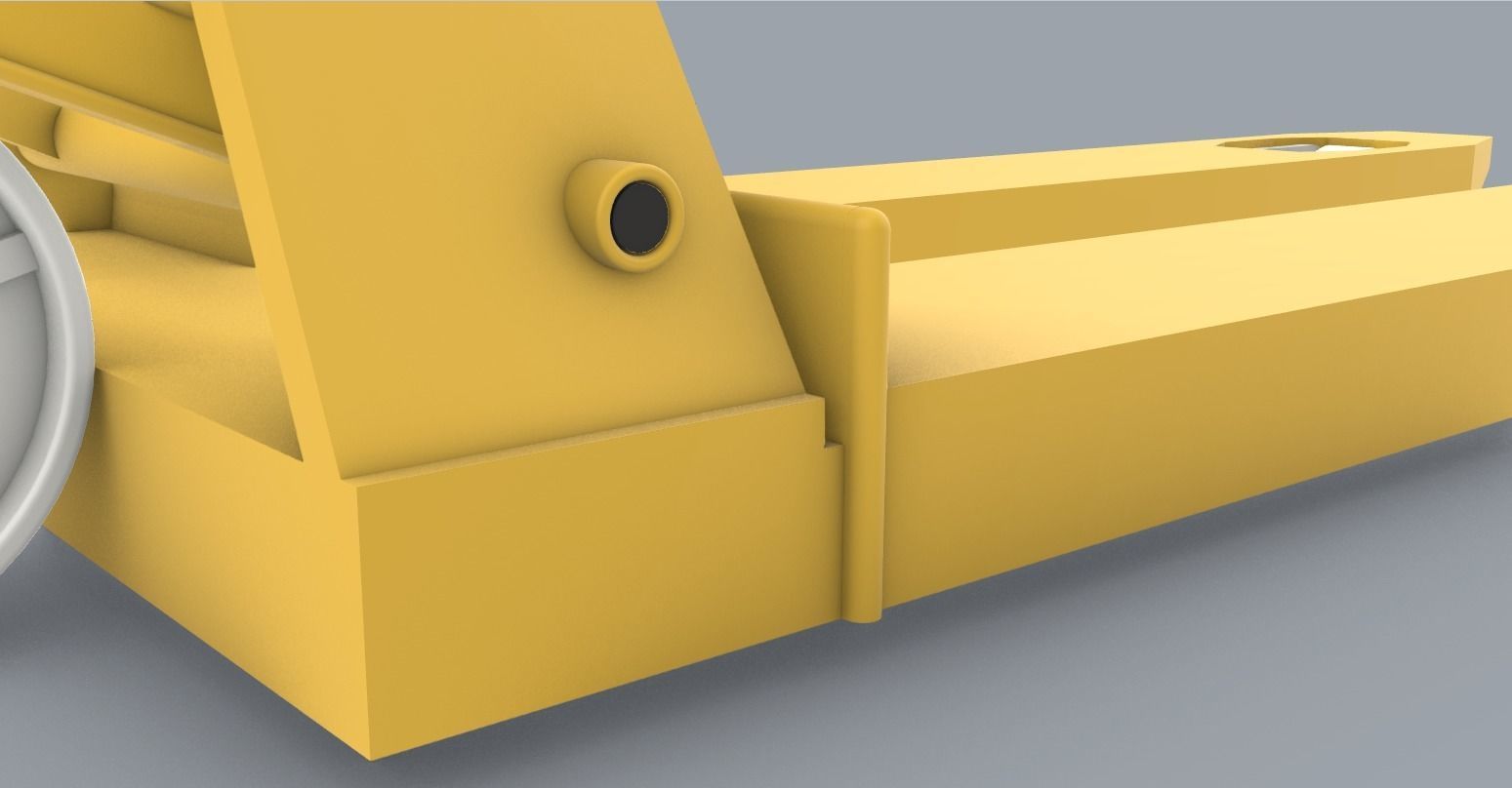 Hydraulic Truck Pallet Jack PM 3D print model_10