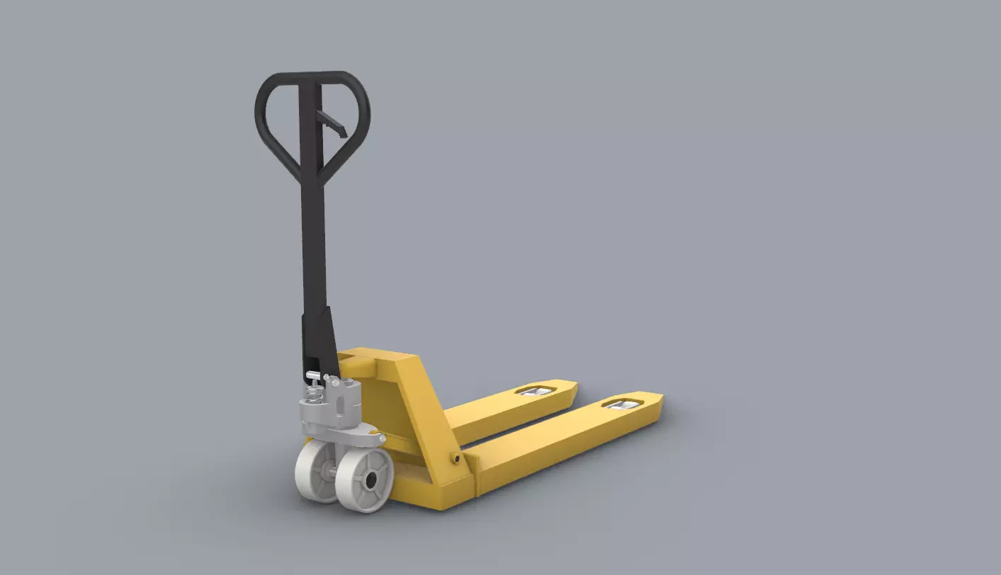 Hydraulic Truck Pallet Jack PM 3D print model_0