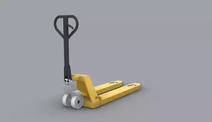 Hydraulic Truck Pallet Jack PM 3D print model