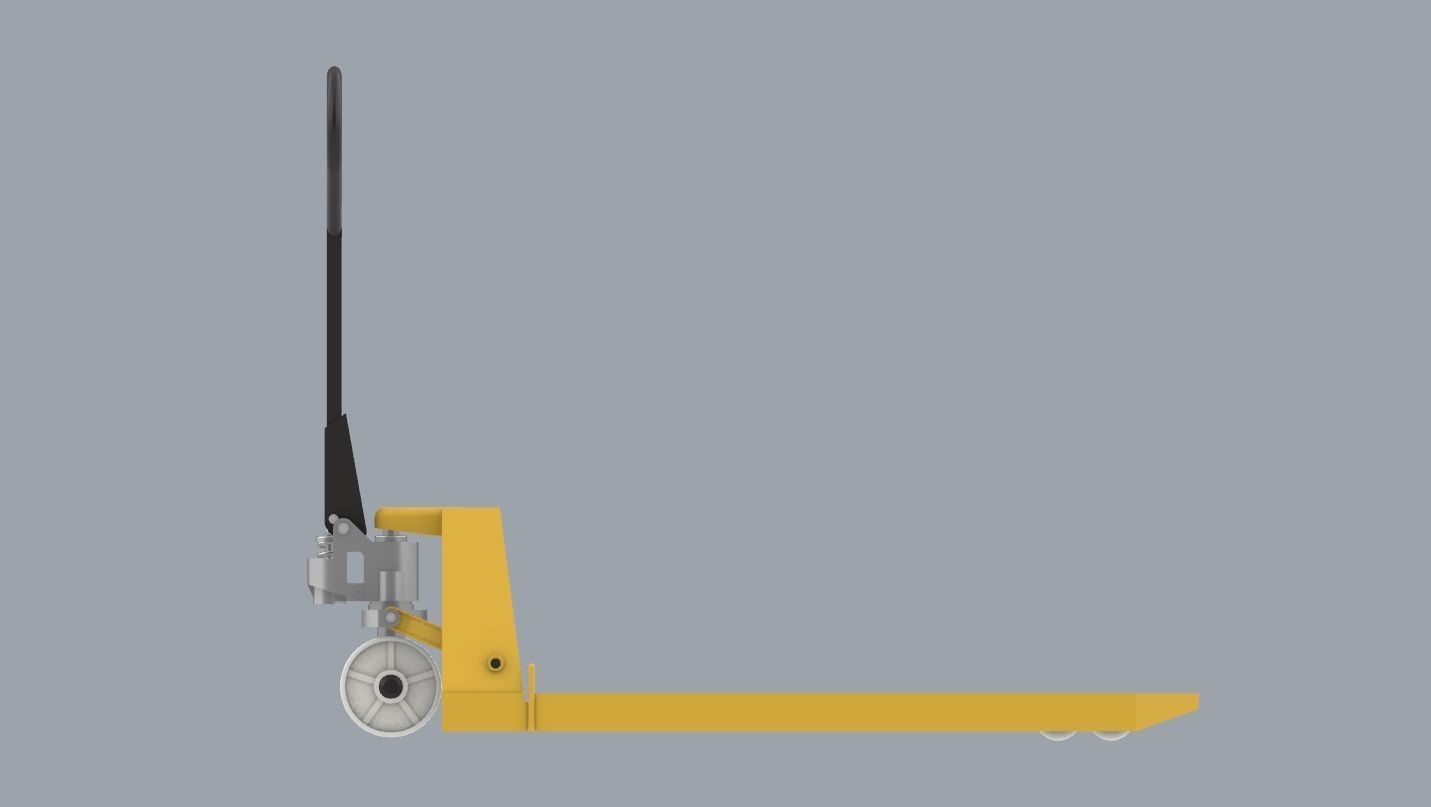 Hydraulic Truck Pallet Jack PM 3D print model_18