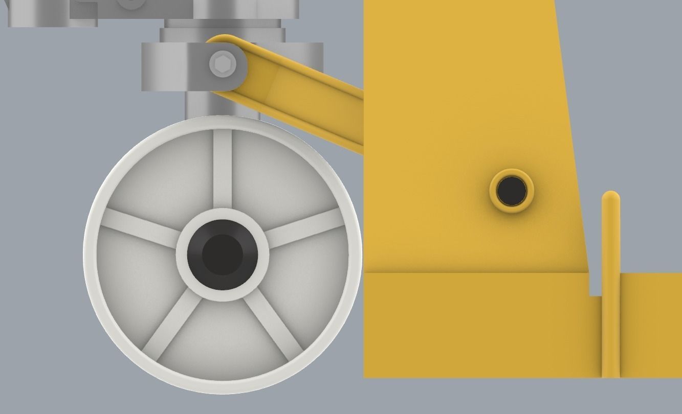 Hydraulic Truck Pallet Jack PM 3D print model_21