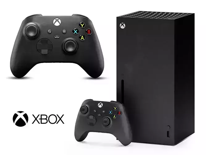 XBOX Series X Gaming Console With Wireless Controller Set 3D model