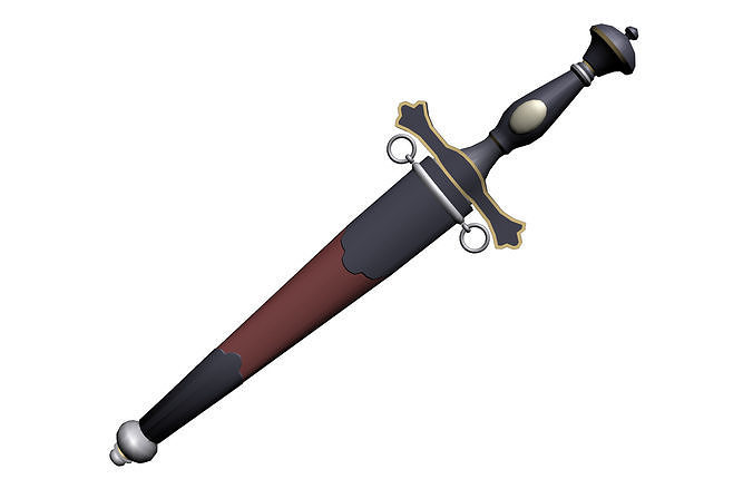 Fantasy dagger 1 3D model | CGTrader