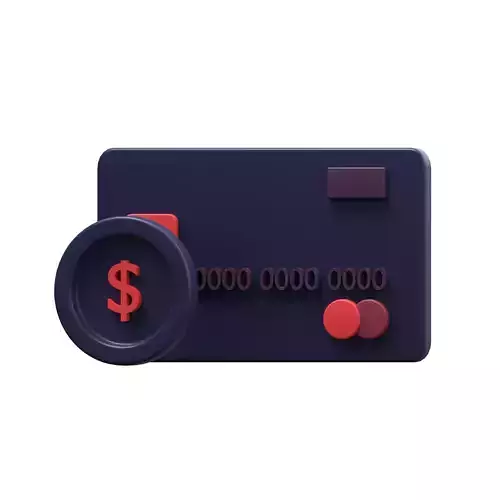 credit card and coin