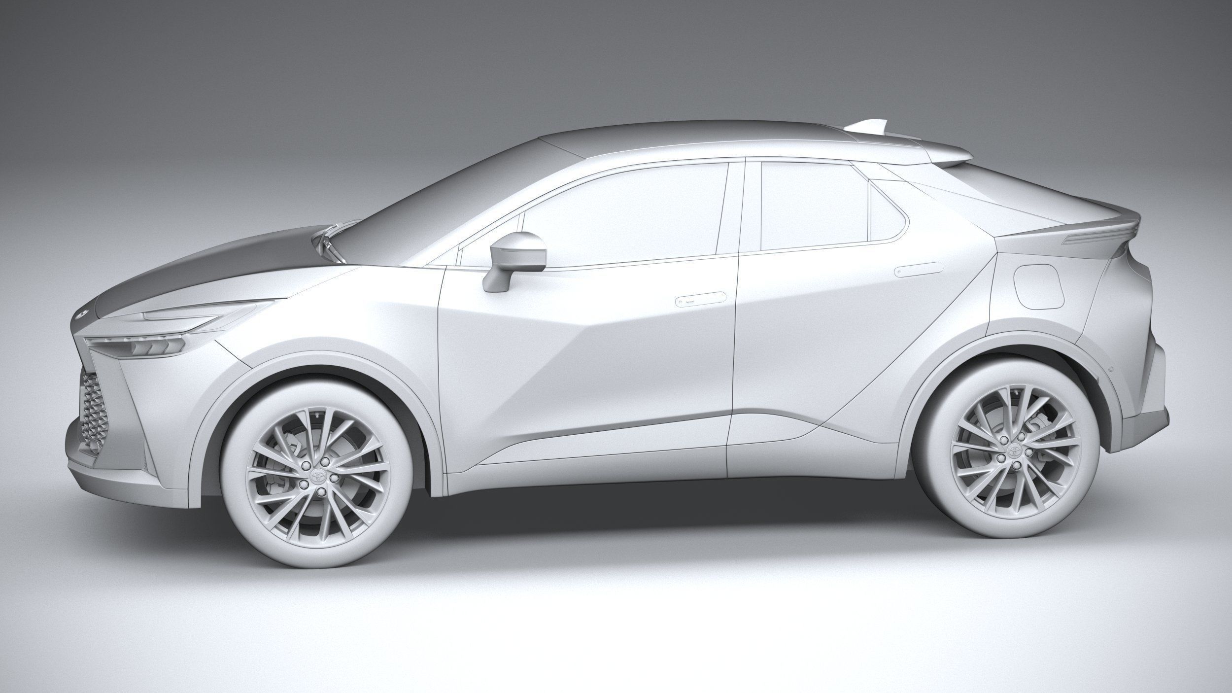 Toyota C-HR 2024 3D model_22