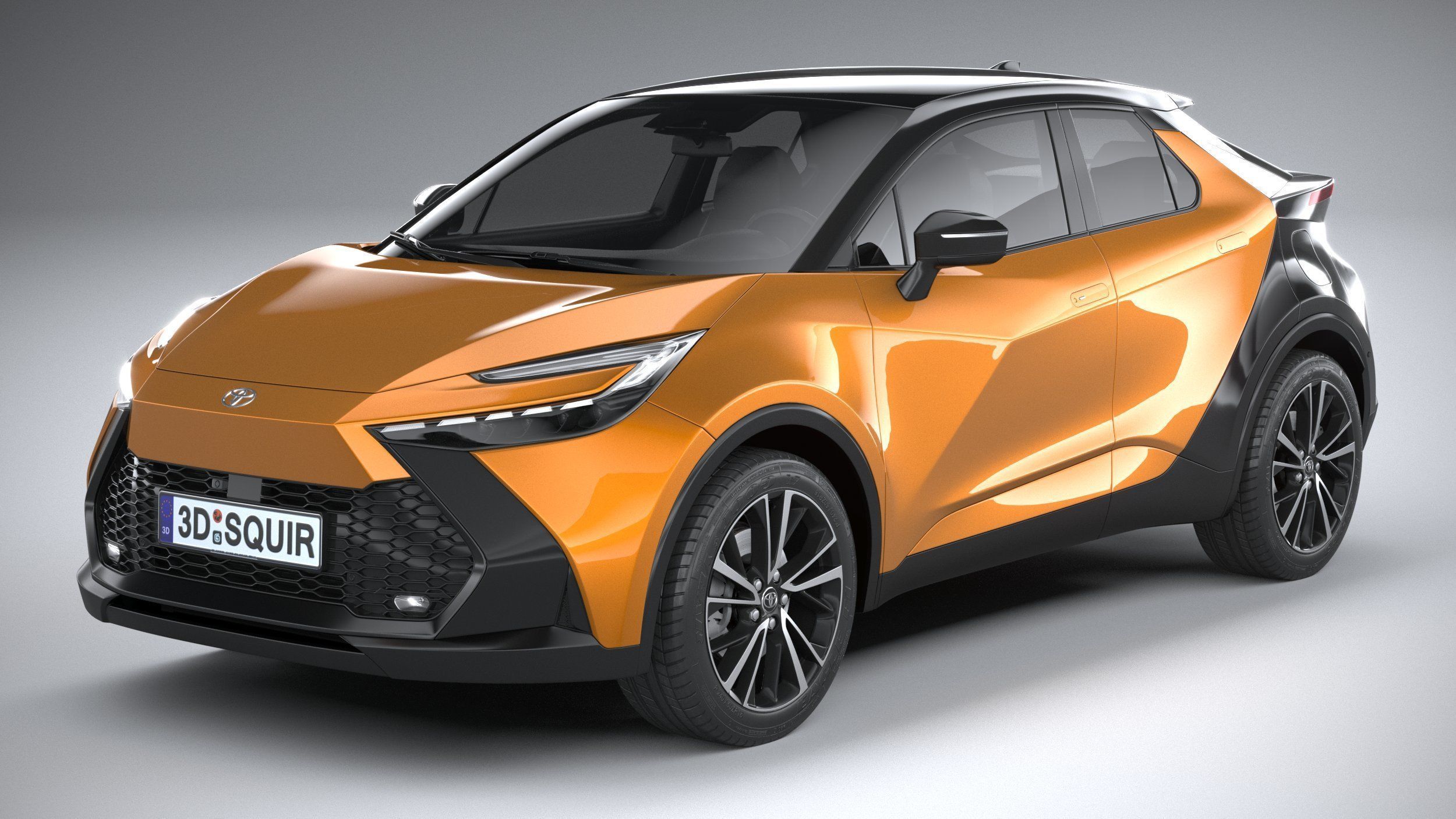 Toyota C-HR 2024 3D model_1