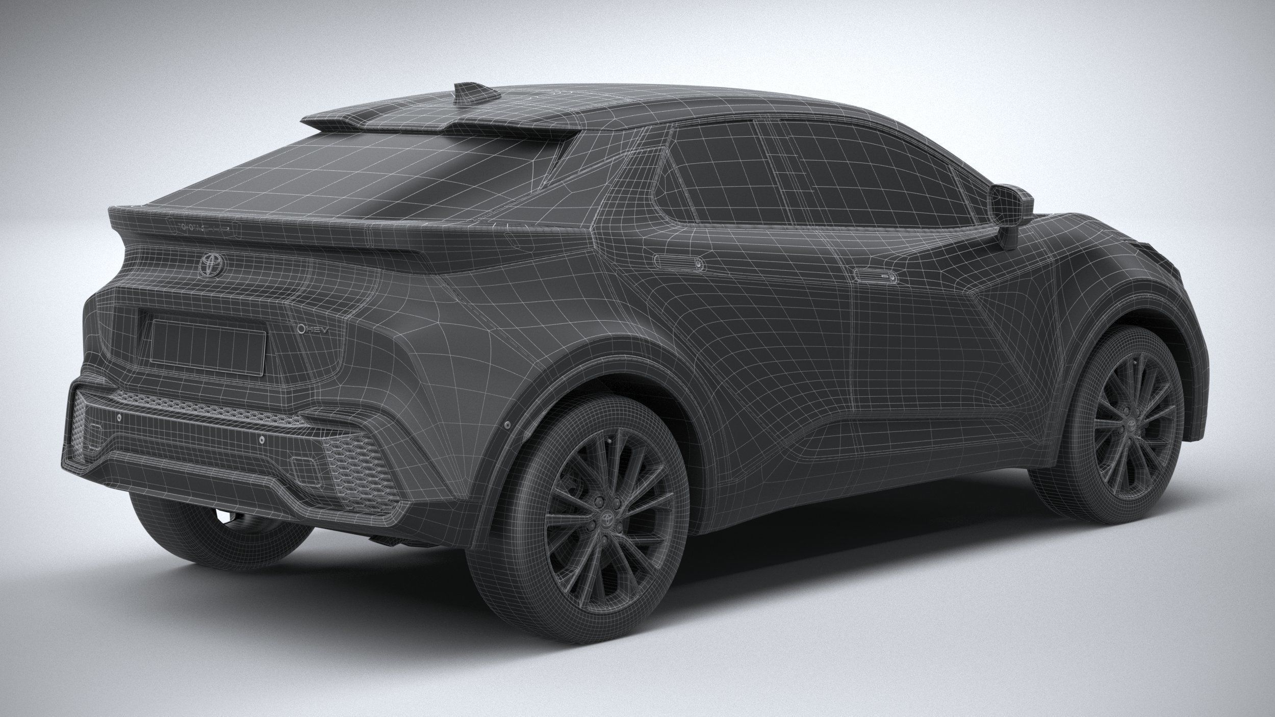 Toyota C-HR 2024 3D model_29