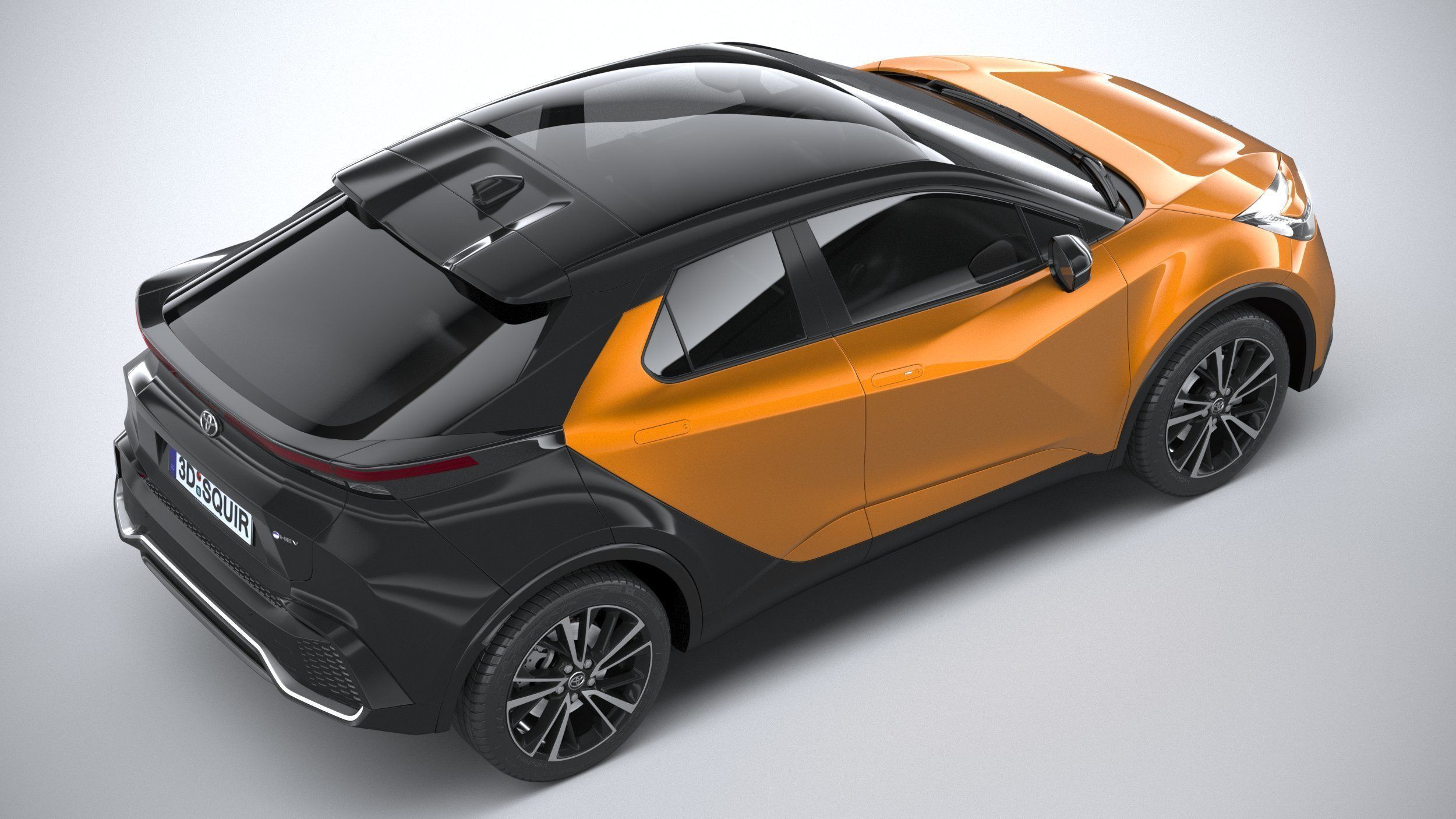 Toyota C-HR 2024 3D model_10