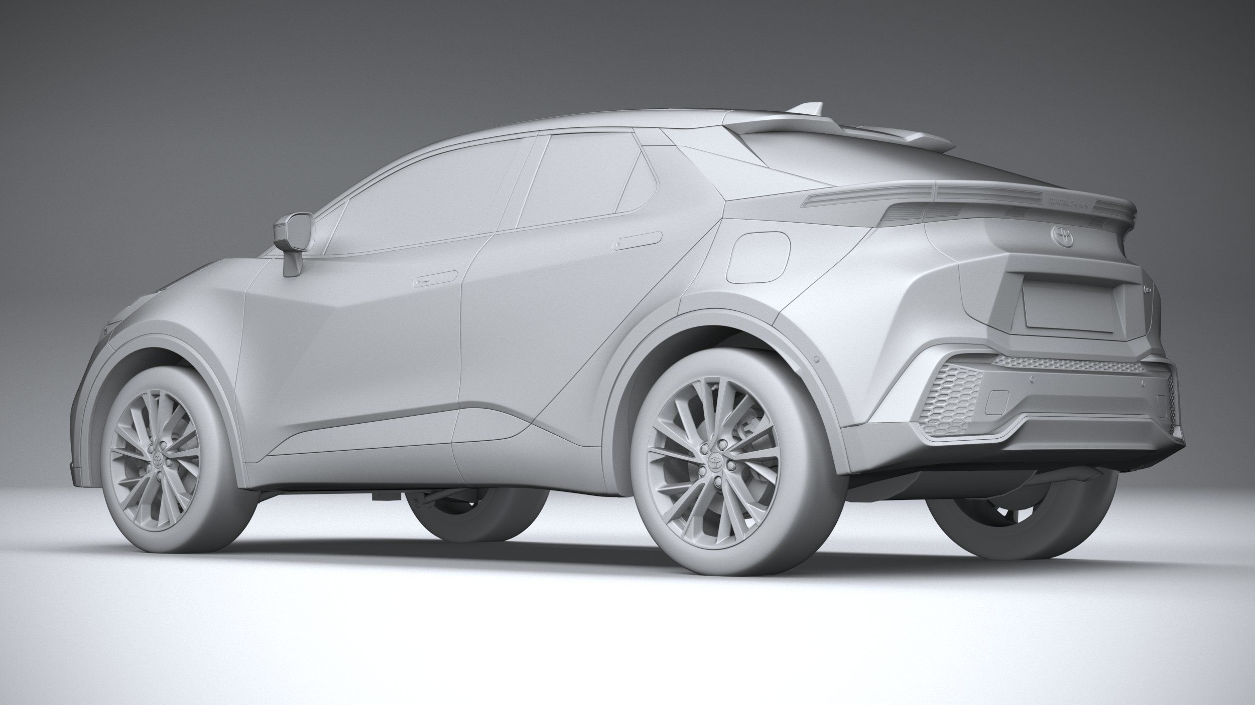Toyota C-HR 2024 3D model_21