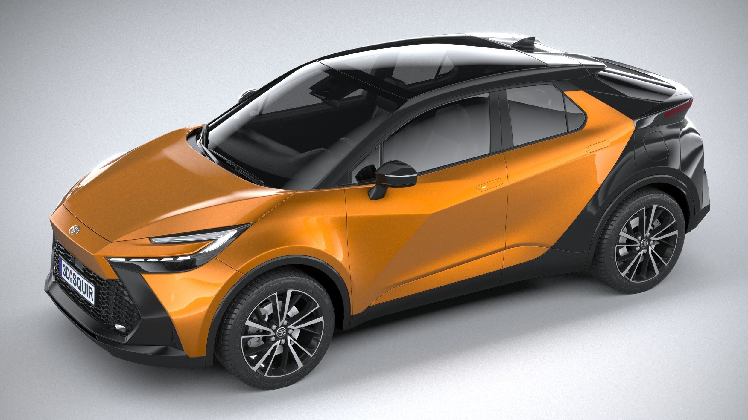 Toyota C-HR 2024 3D model_7