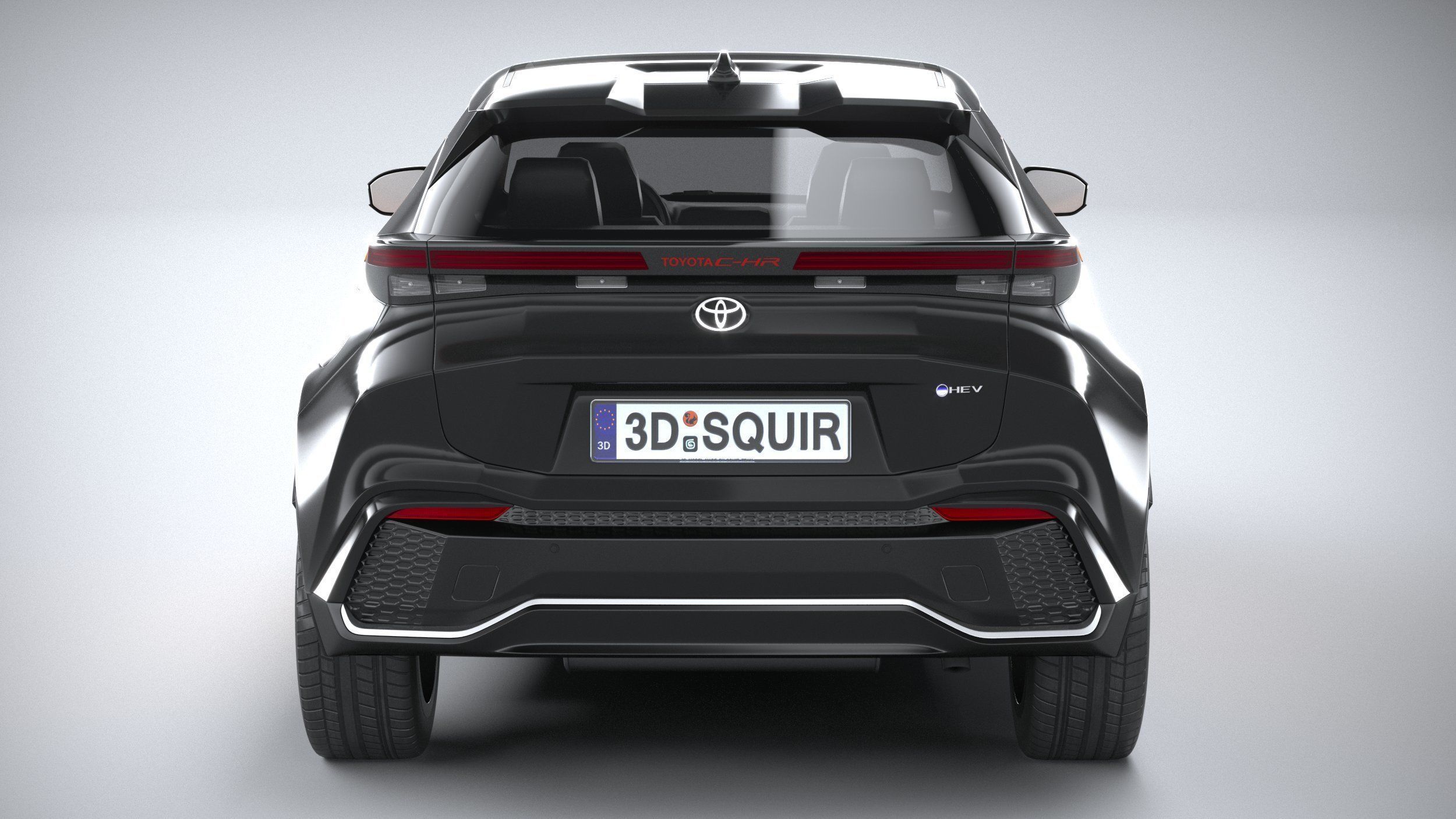 Toyota C-HR 2024 3D model_4
