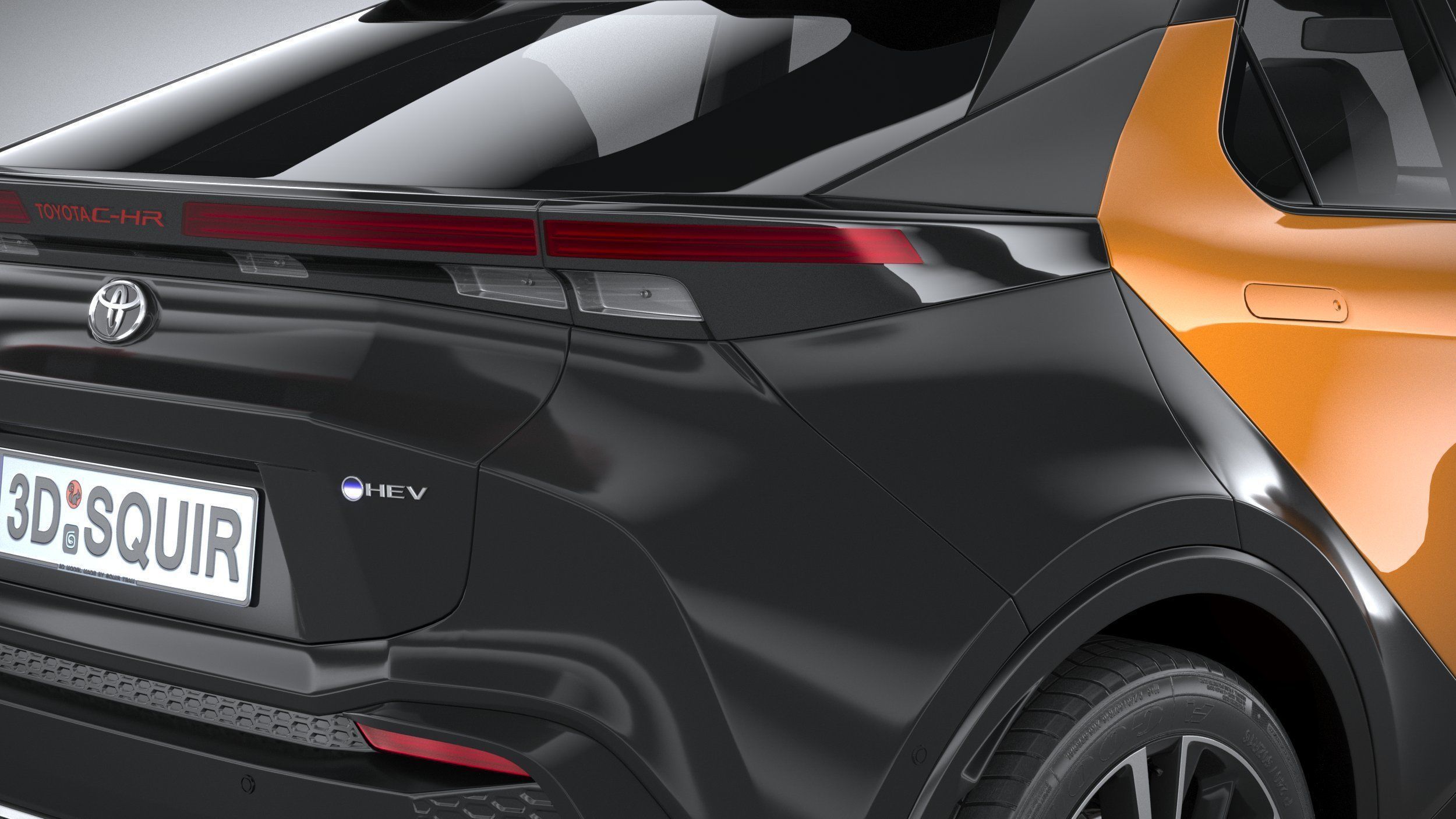 Toyota C-HR 2024 3D model_18