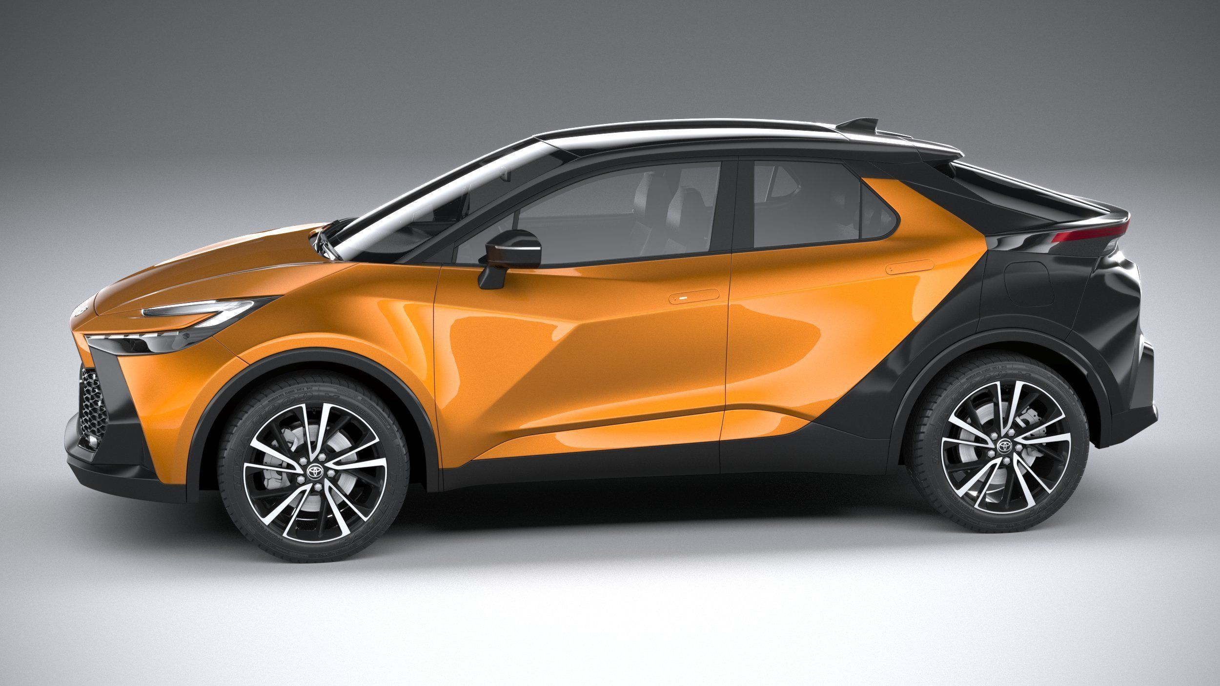 Toyota C-HR 2024 3D model_8