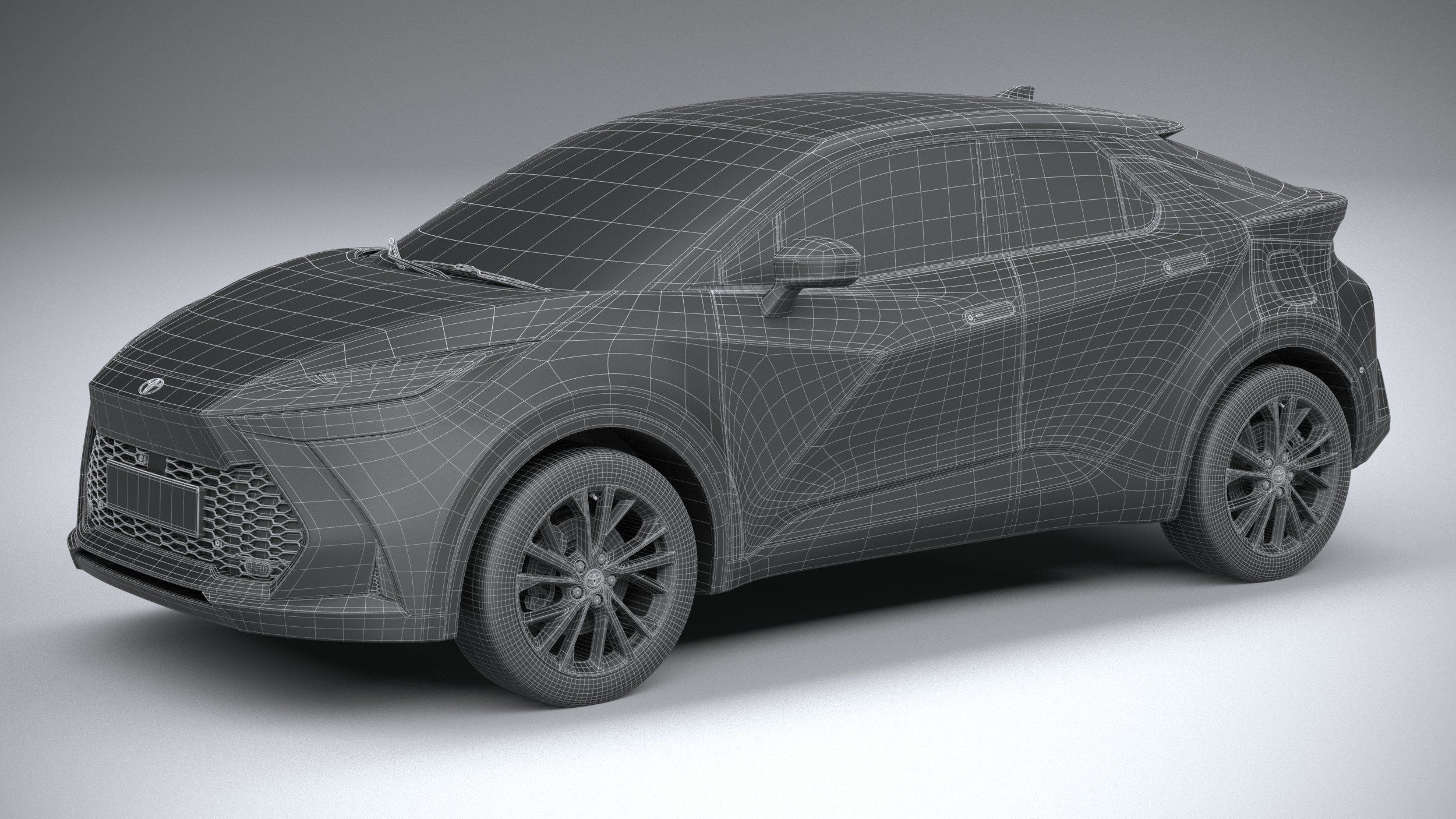 Toyota C-HR 2024 3D model_28