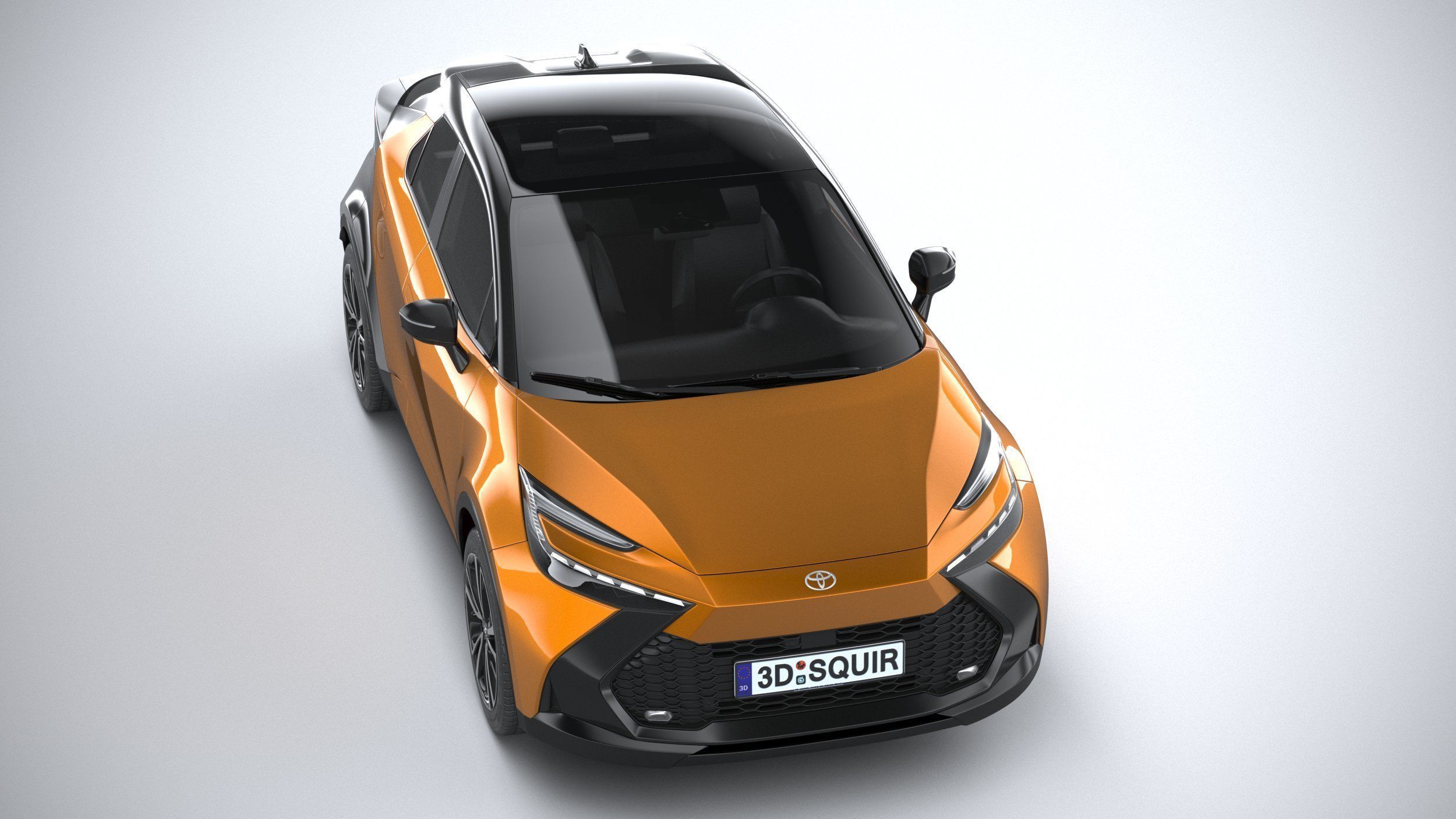 Toyota C-HR 2024 3D model_12