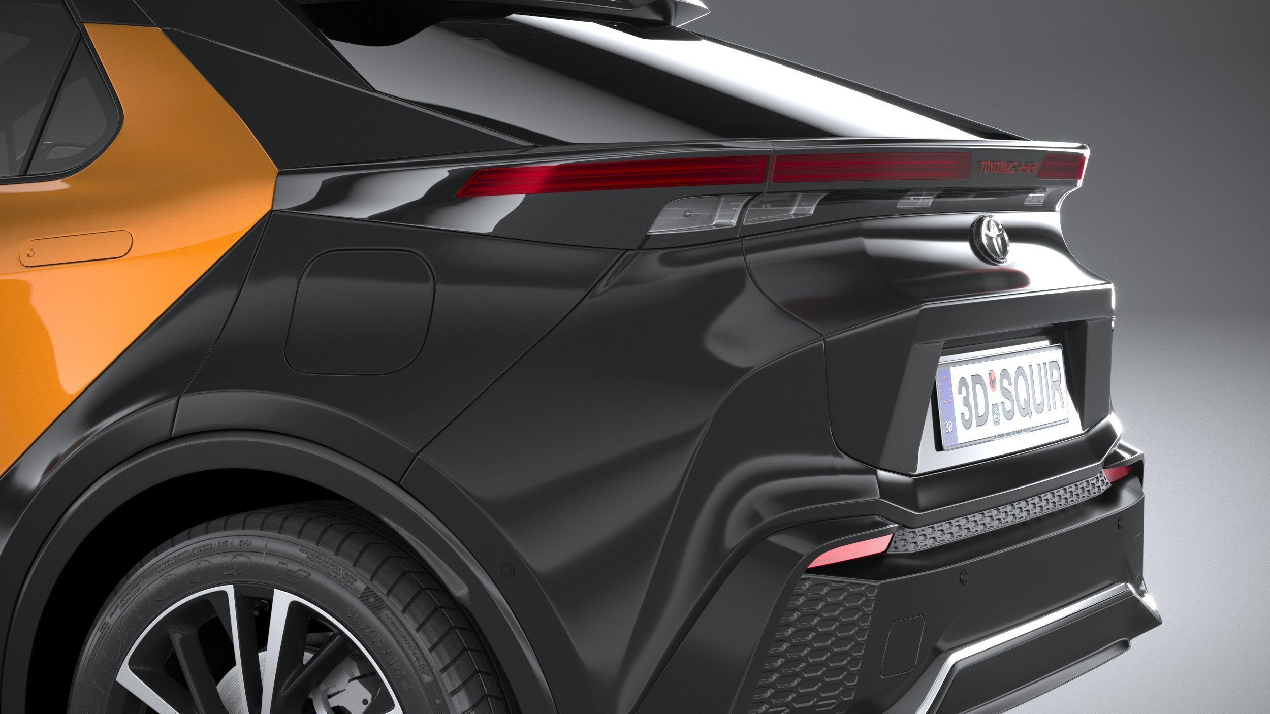 Toyota C-HR 2024 3D model_6