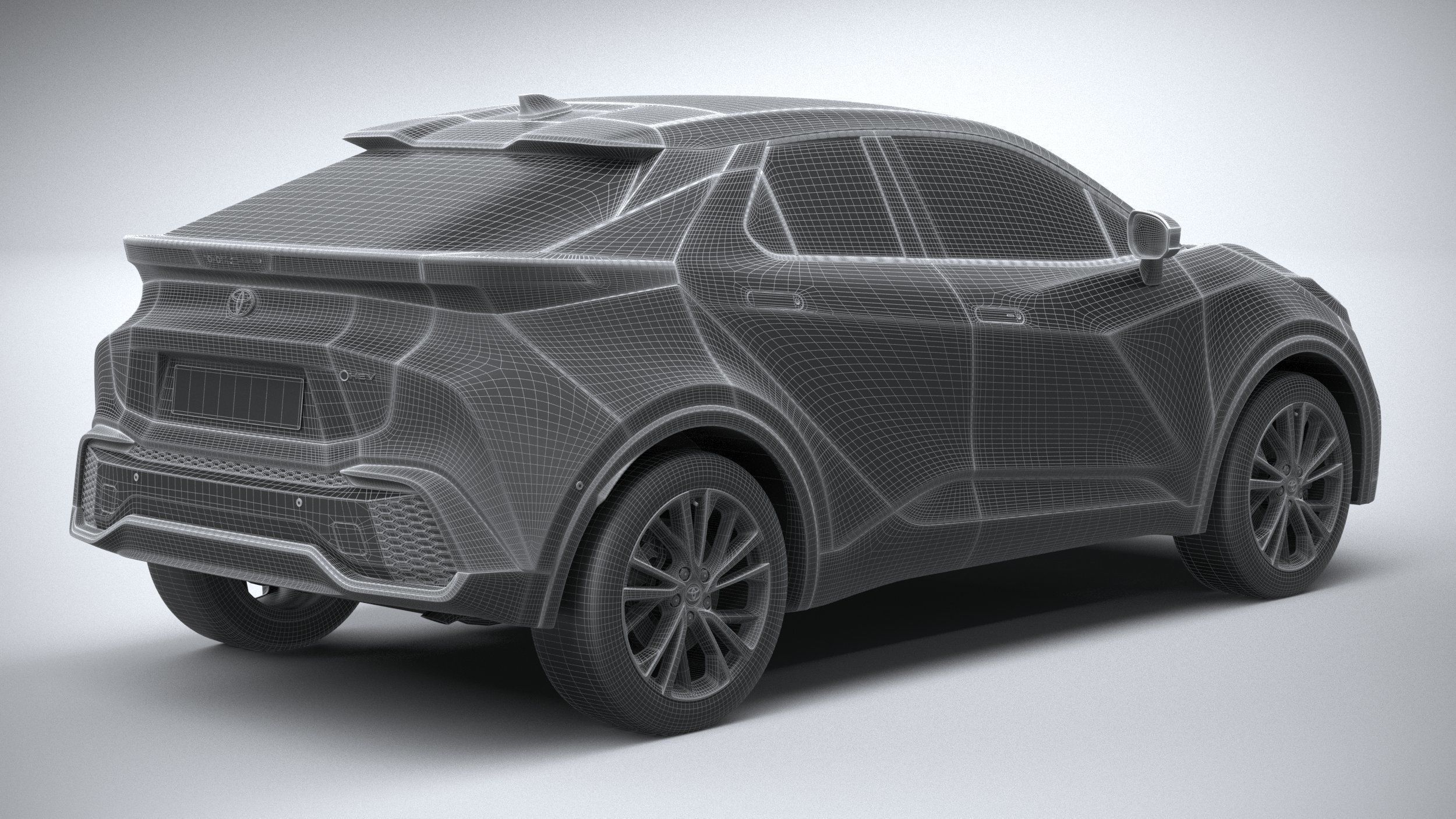 Toyota C-HR 2024 3D model_27