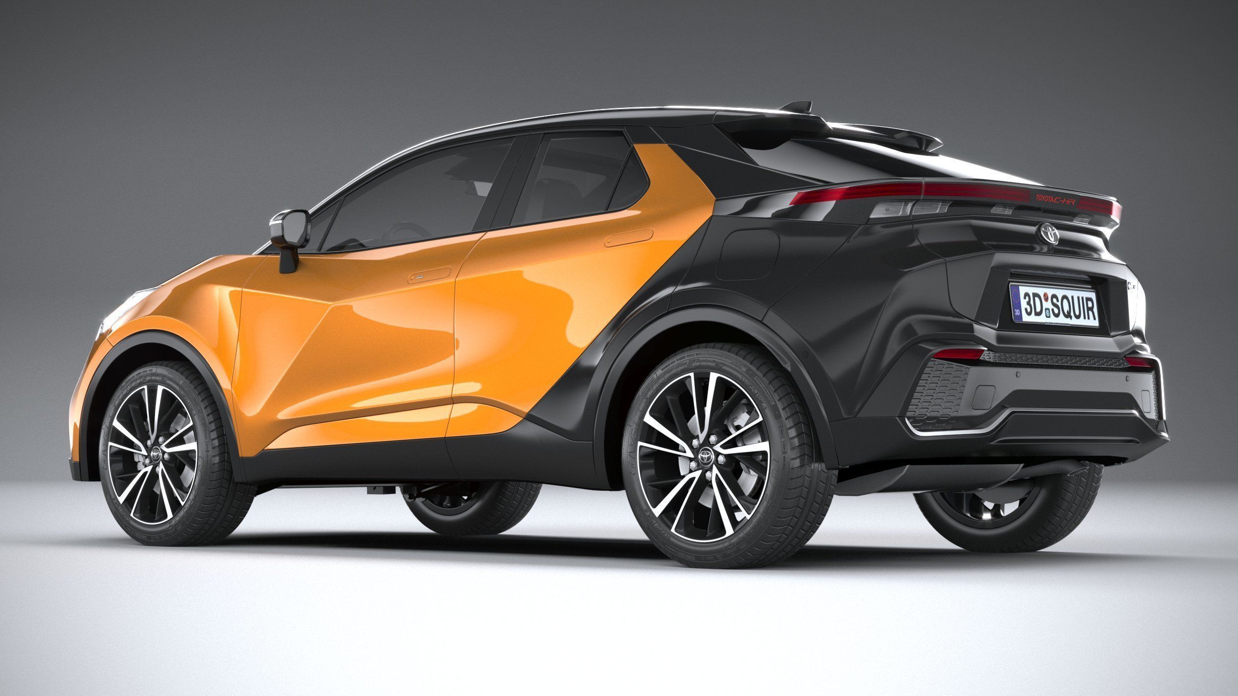 Toyota C-HR 2024 3D model_5