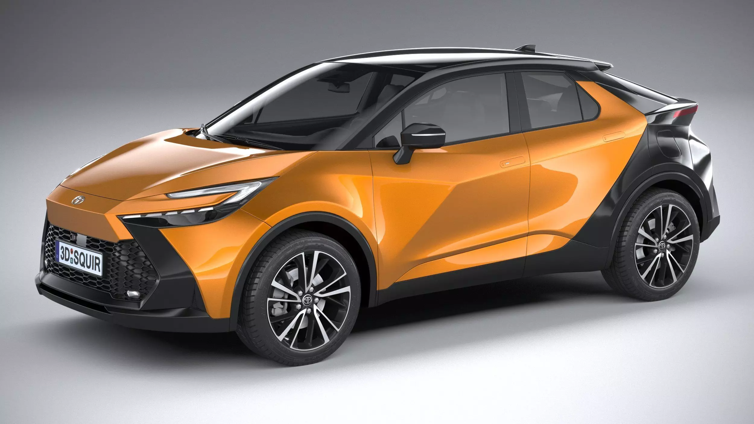 Toyota C-HR 2024 3D model_0