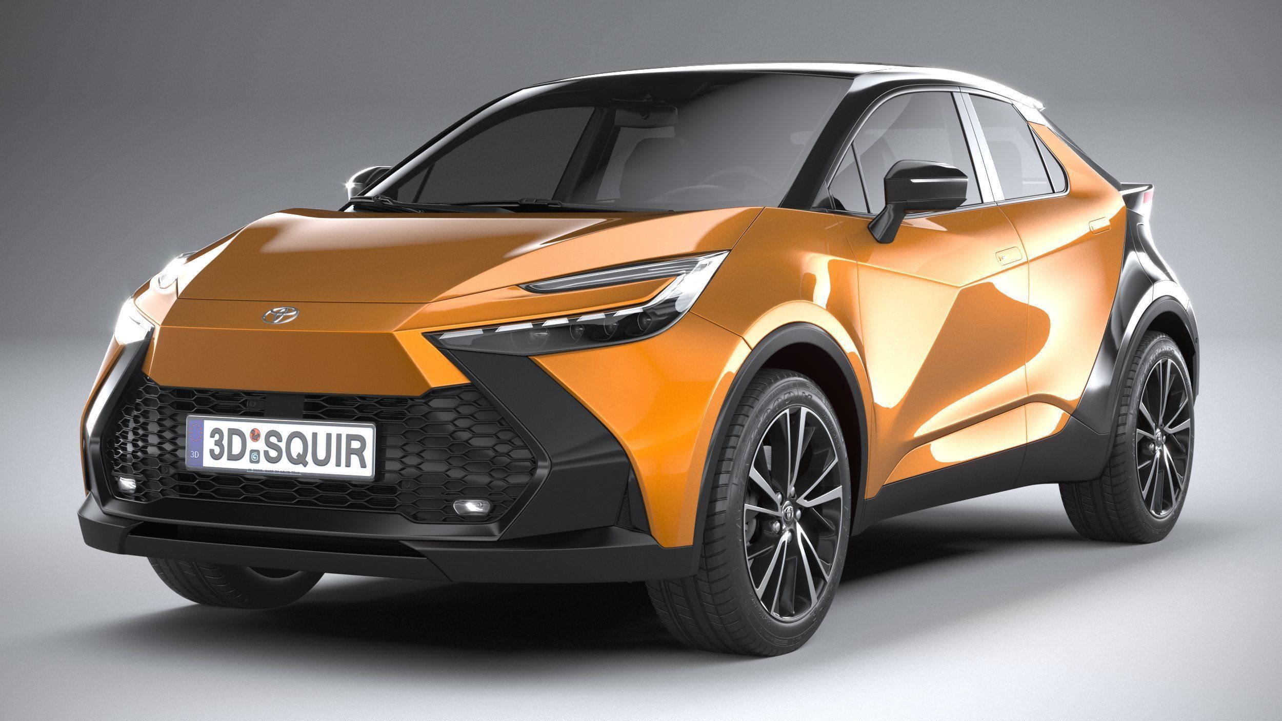 Toyota C-HR 2024 3D model_2