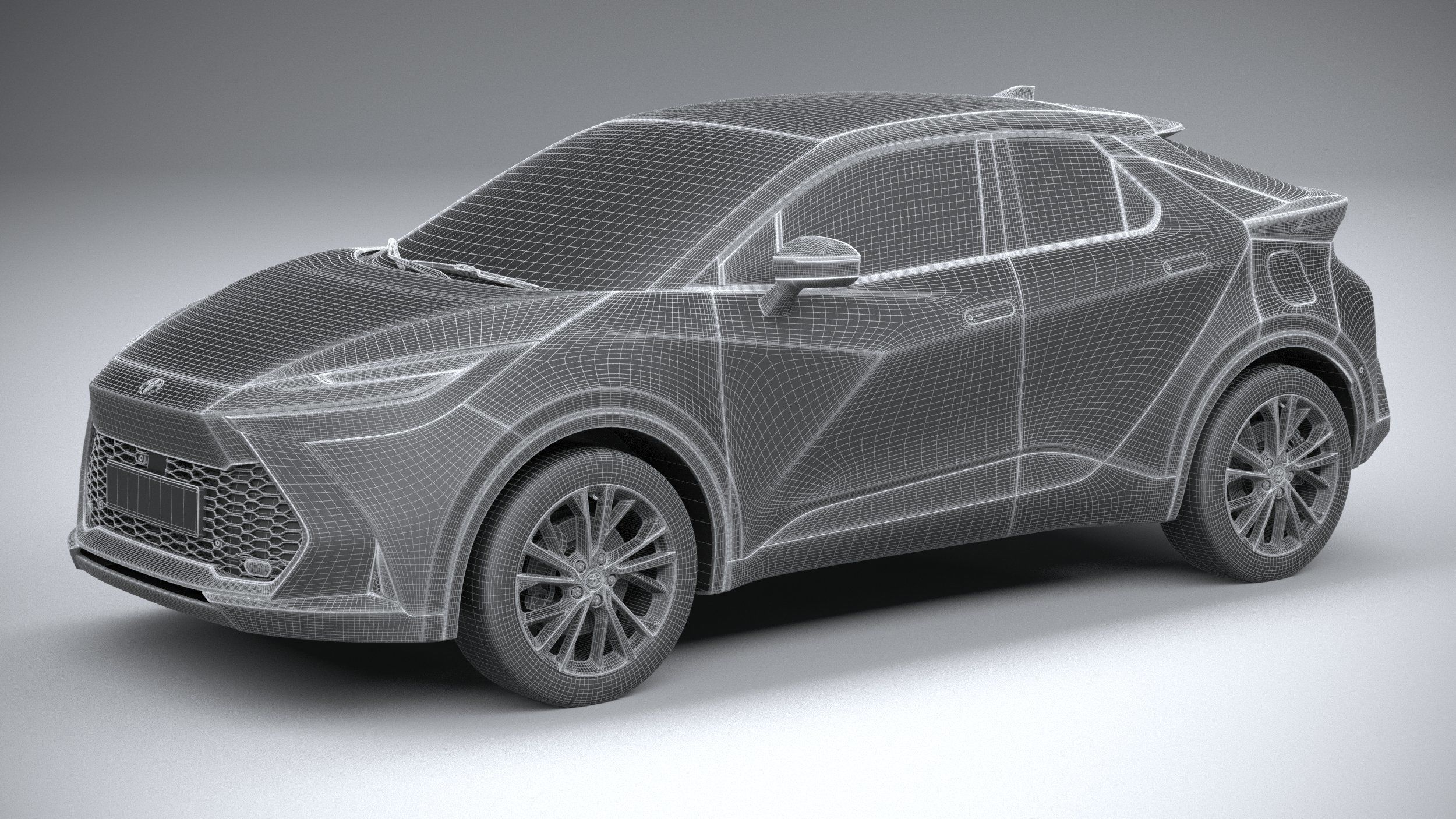 Toyota C-HR 2024 3D model_26