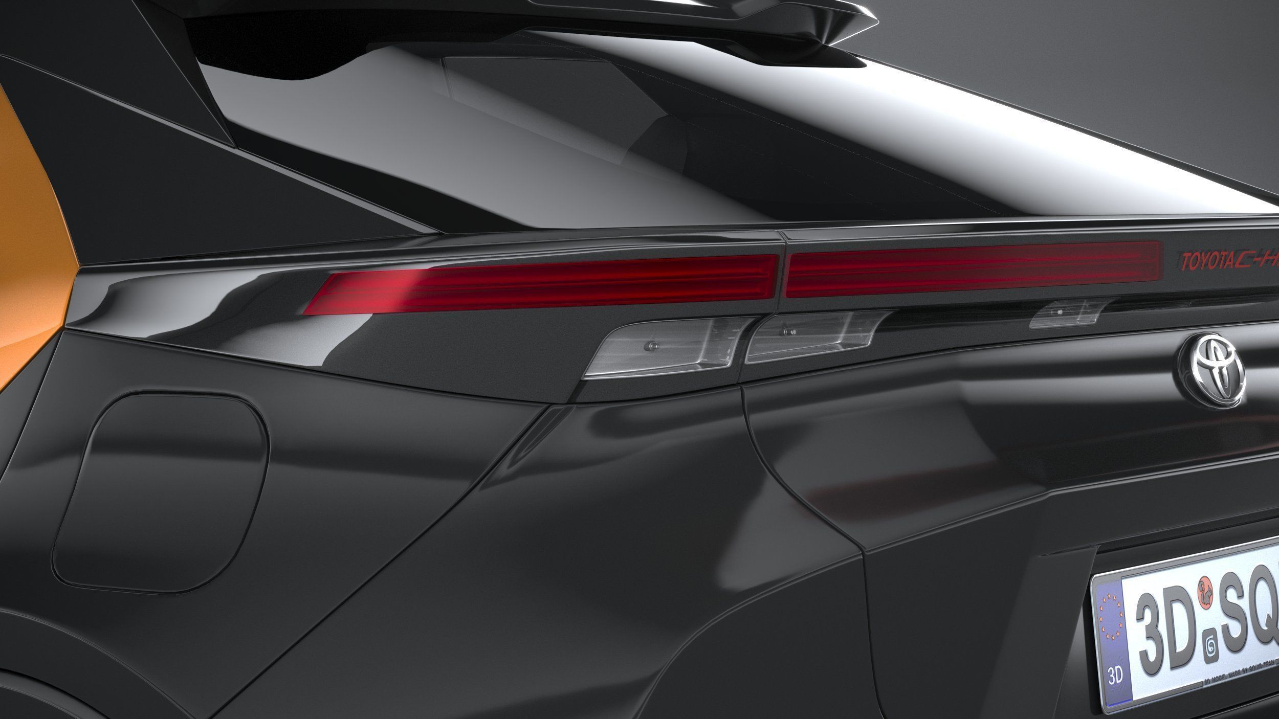 Toyota C-HR 2024 3D model_15