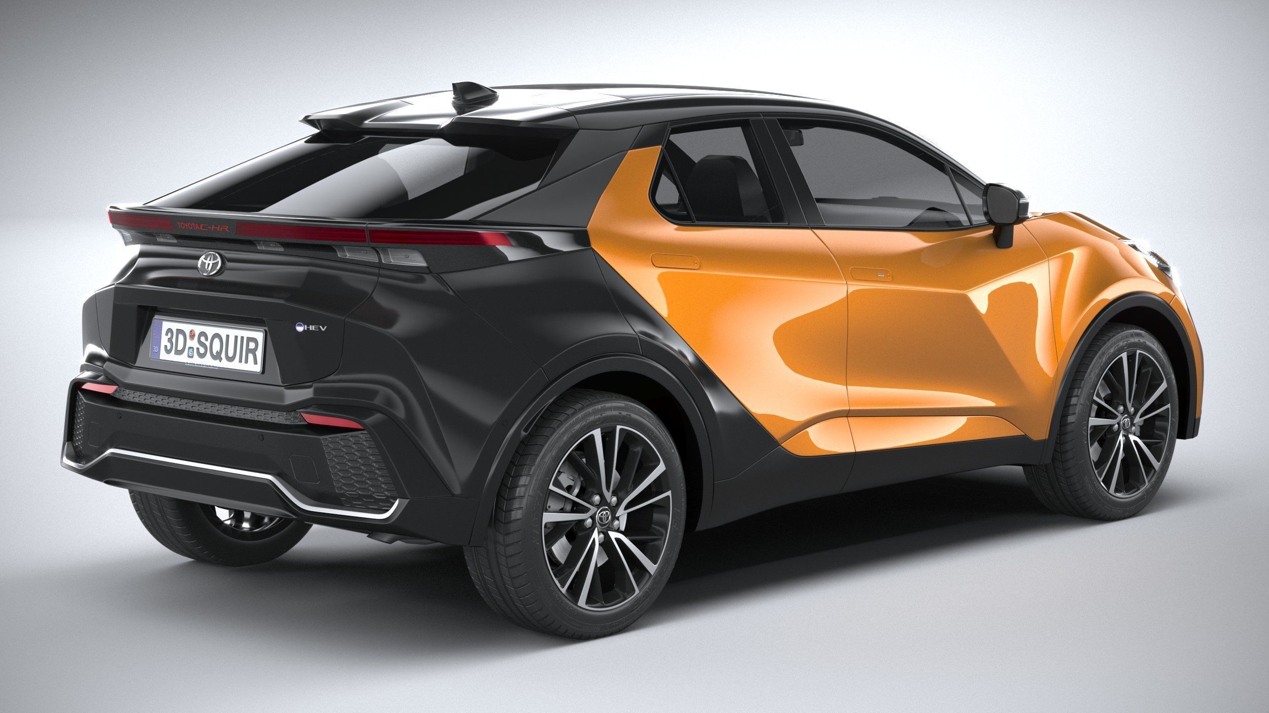 Toyota C-HR 2024 3D model_17