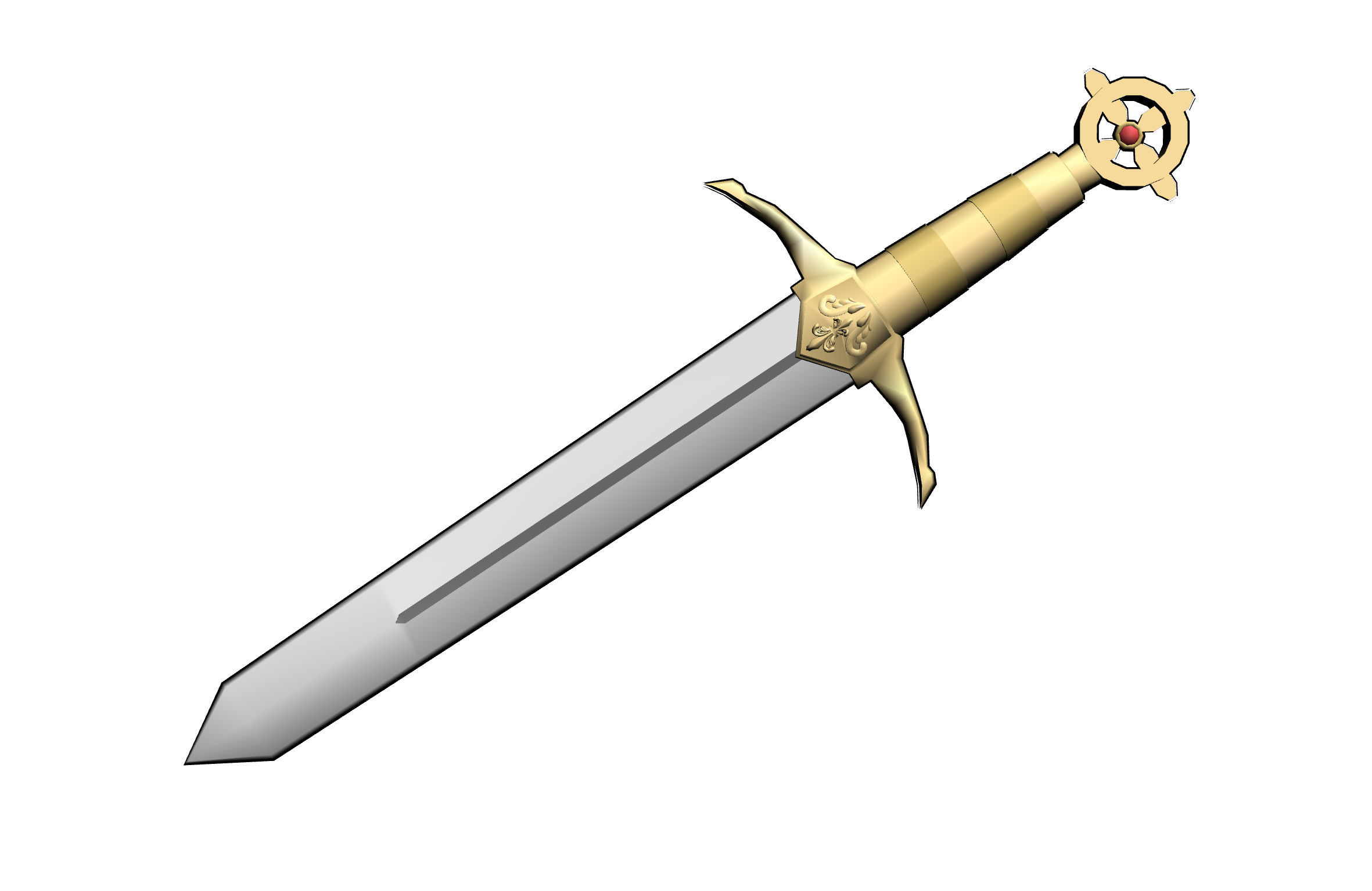 Dagger 9 Fantasy Dagger 9 3D model | CGTrader