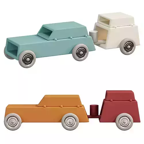  ARCHETOY CAR W CARAVAN BY OWO