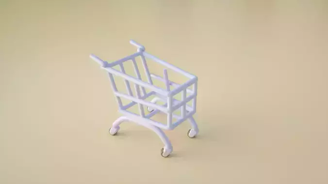 Cartoon Shopping Cart