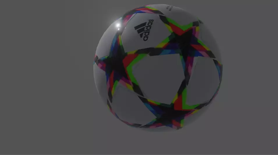 UCL Ball Finale 22 Free 3D model_0