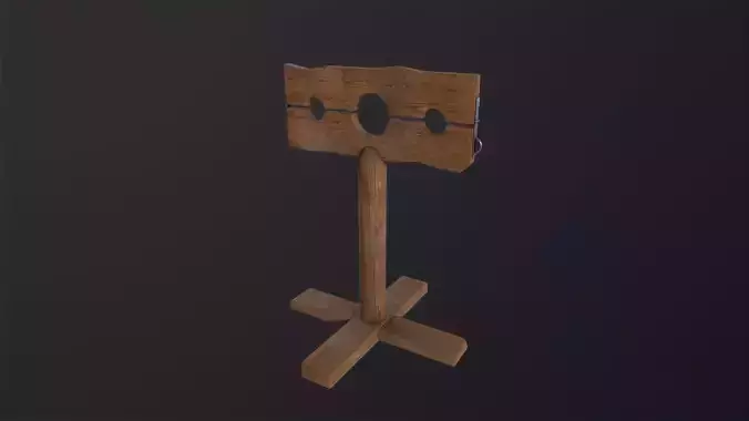 Pillory 3D Model