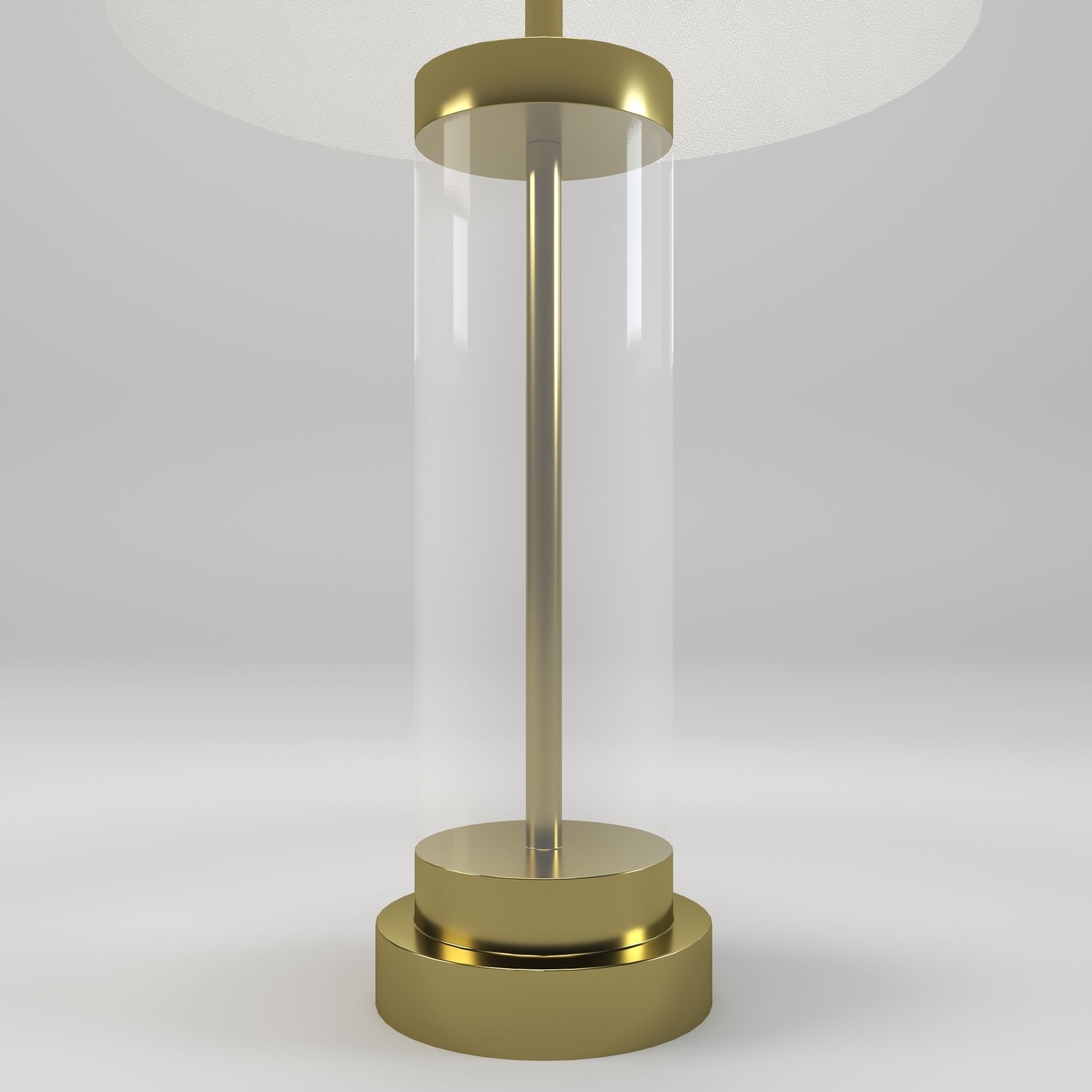 table lamp - desk lamp - bedside lamp - modern lamp Low-poly 3D model_2