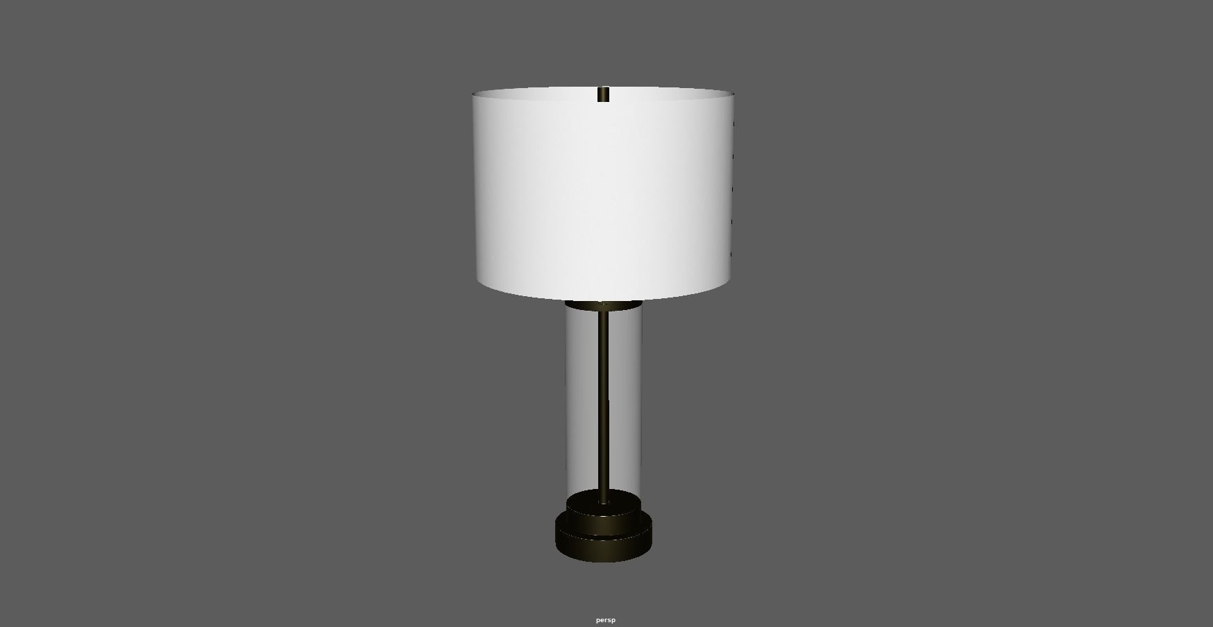 table lamp - desk lamp - bedside lamp - modern lamp Low-poly 3D model_23