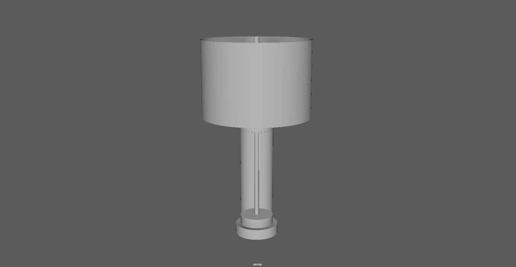 table lamp - desk lamp - bedside lamp - modern lamp Low-poly 3D model_17