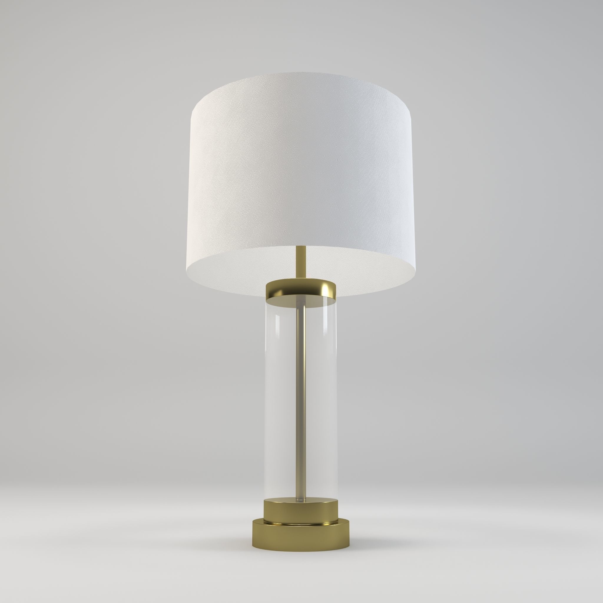 table lamp - desk lamp - bedside lamp - modern lamp Low-poly 3D model_3