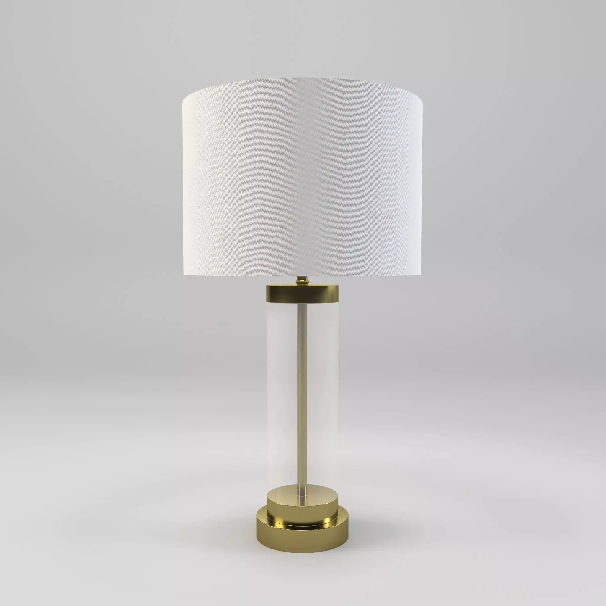 table lamp - desk lamp - bedside lamp - modern lamp Low-poly 3D model_0