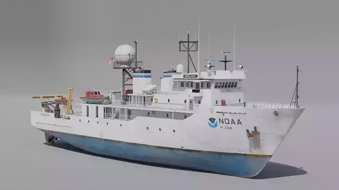 Oceanographic Research 3D model