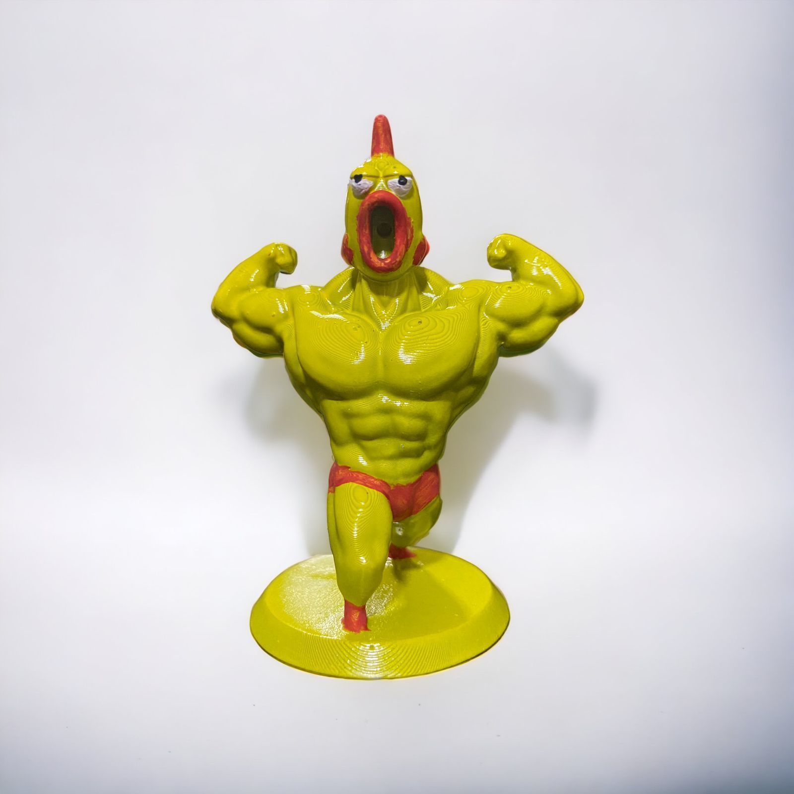  Swole Chicken 3D print model_2