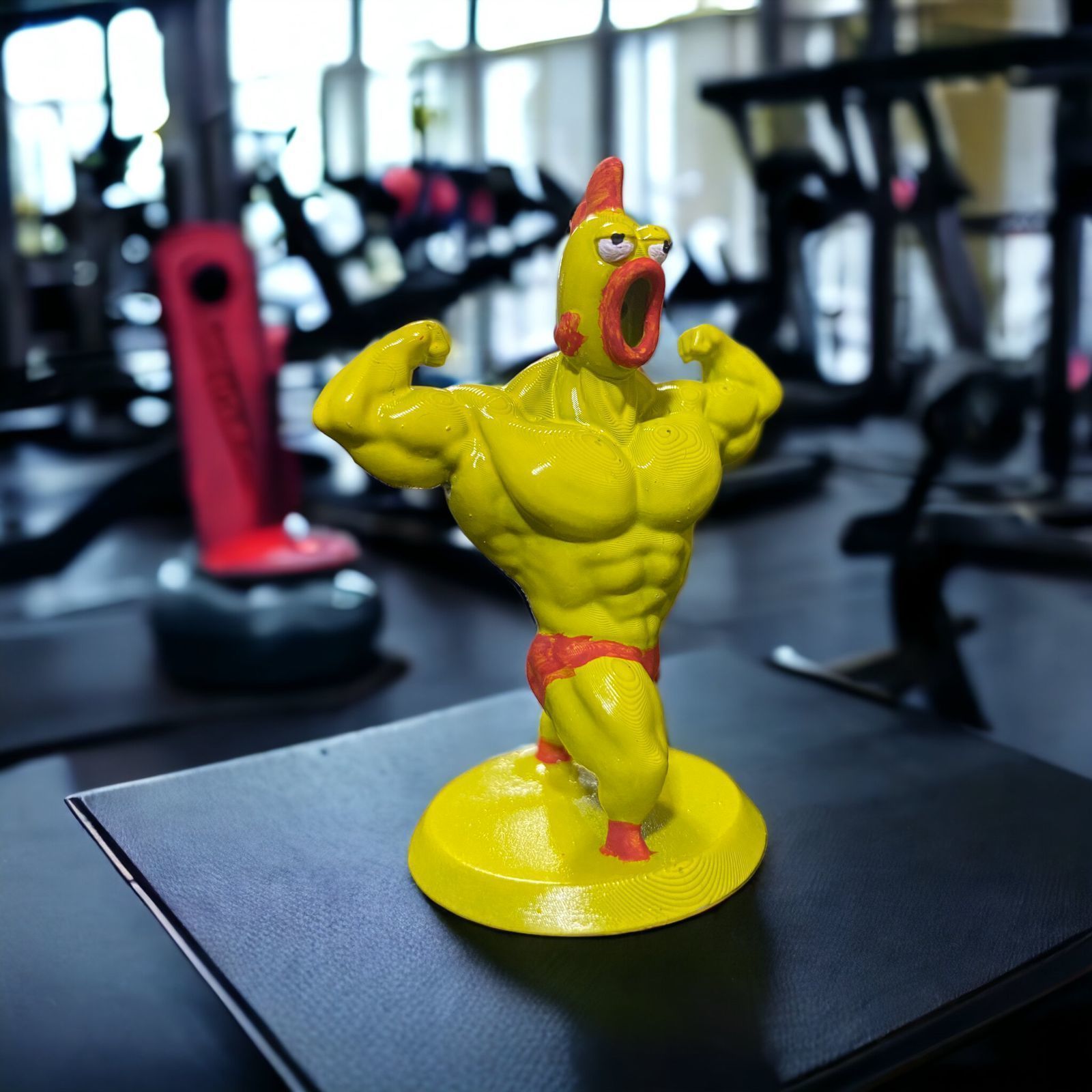  Swole Chicken 3D print model_6