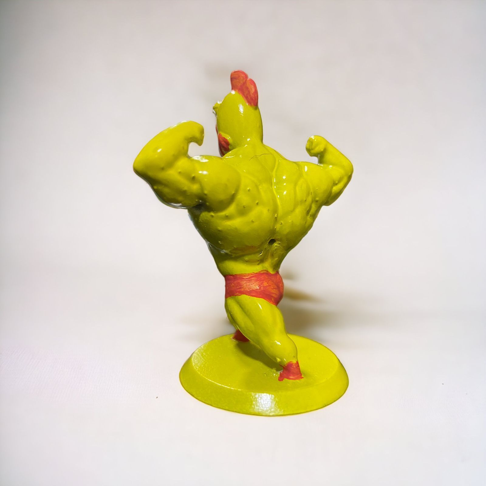  Swole Chicken 3D print model_4