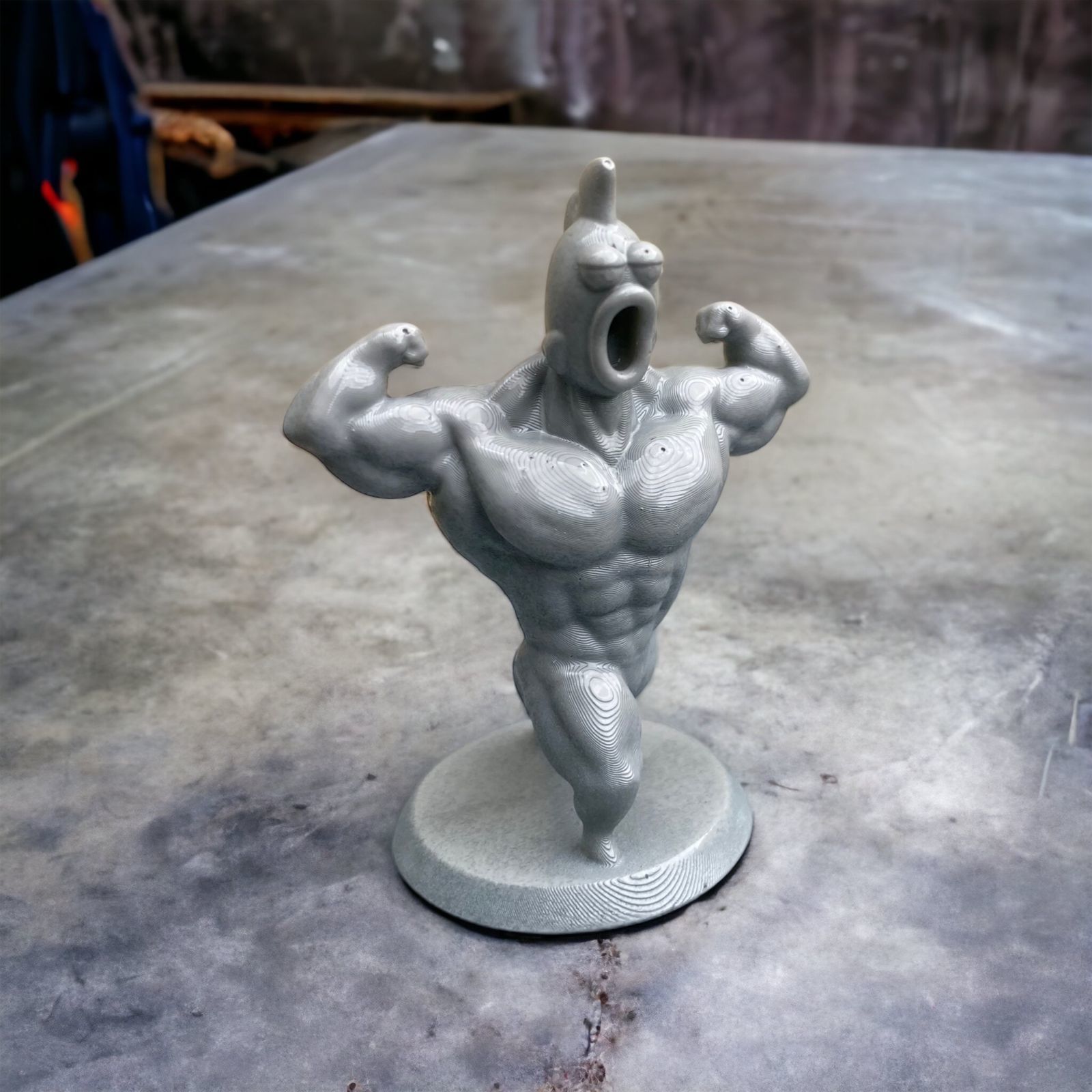 Swole Chicken 3D print model_1