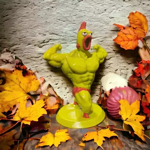  Swole Chicken 3D print model