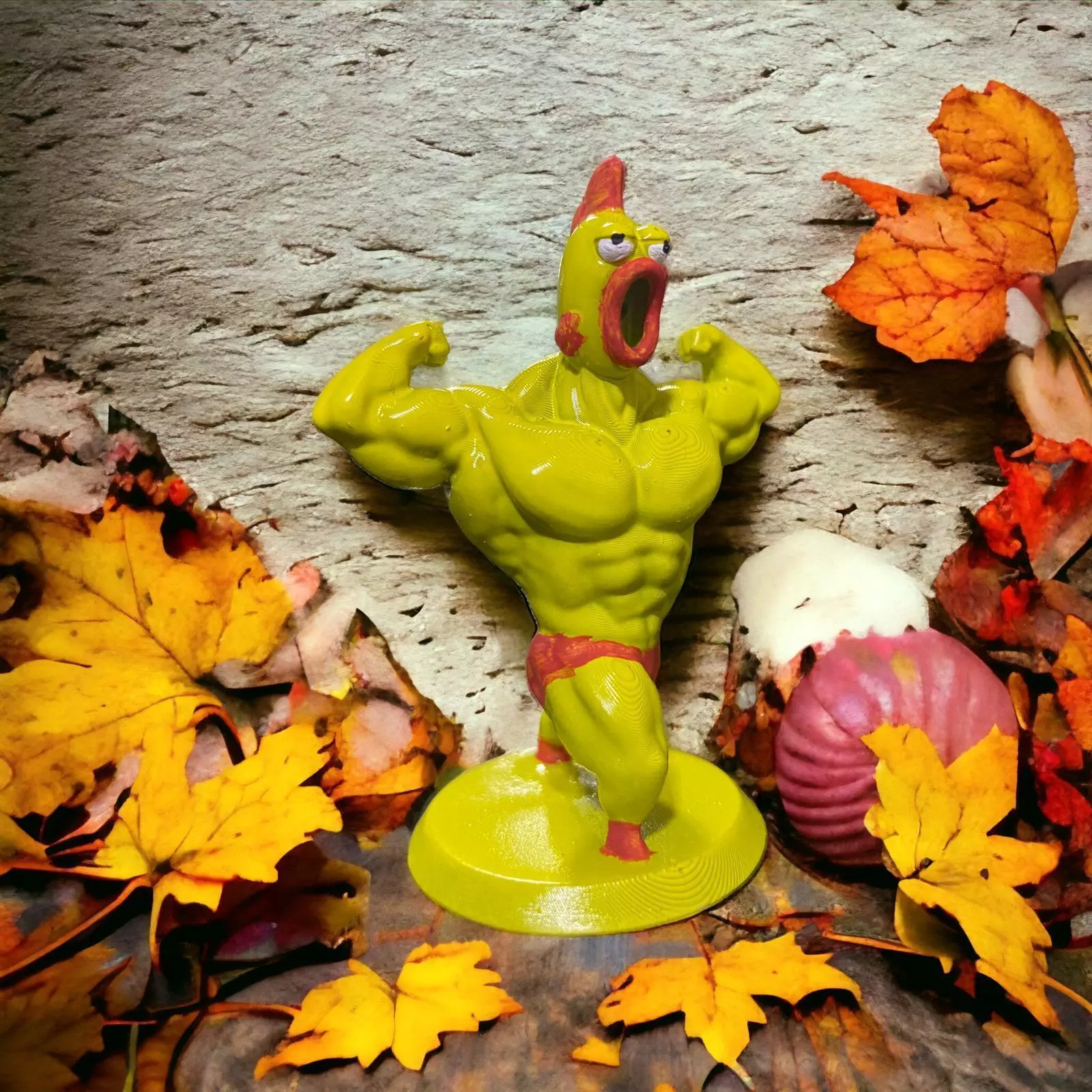  Swole Chicken 3D print model_0