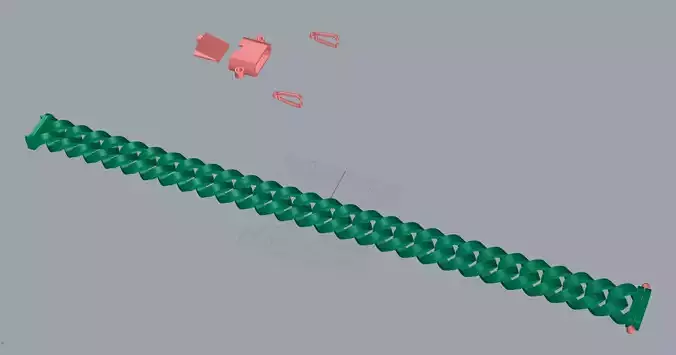 Cube Bracelet 3D print model